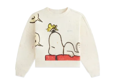 Kith Kids for Peanuts Sleeping Doghouse Crewneck "Sandrift"