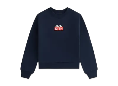 Kith Kids for Peanuts Doghouse Classic Logo Crewneck "Nocturnal"