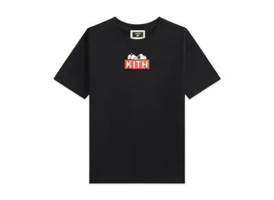Kith Kids for Peanuts Doghouse Classic Logo Tee "Black"