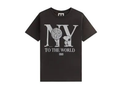 Kith Kids for Peanuts New York To The World Vintage Tee "Black"