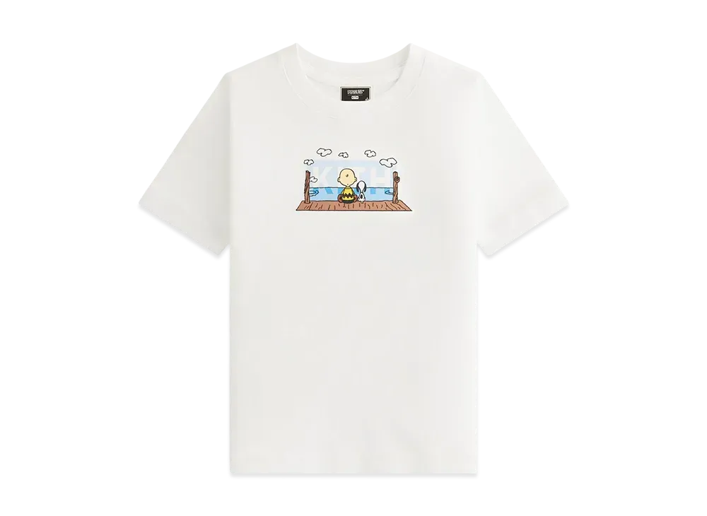 Kith Kids for Peanuts Ocean View Classic Logo Tee "White"
