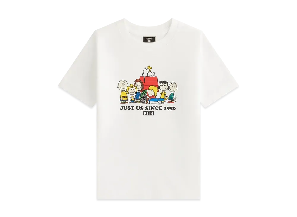 Kith Kids for Peanuts Just Us Since 1950 Tee "White"