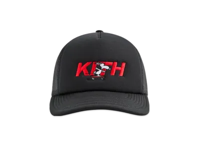 Kith Kids for Peanuts 75 Nolan Poly Foam Trucker "Black"