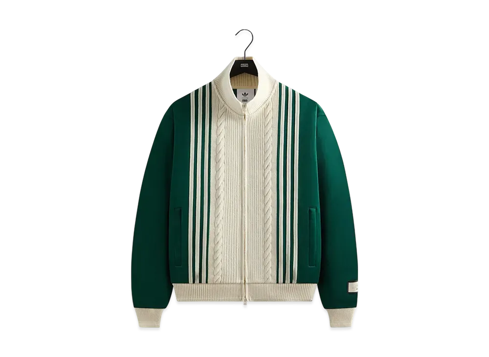 キス x アディダス フットボール トラック スーツ トップ "グリーン"