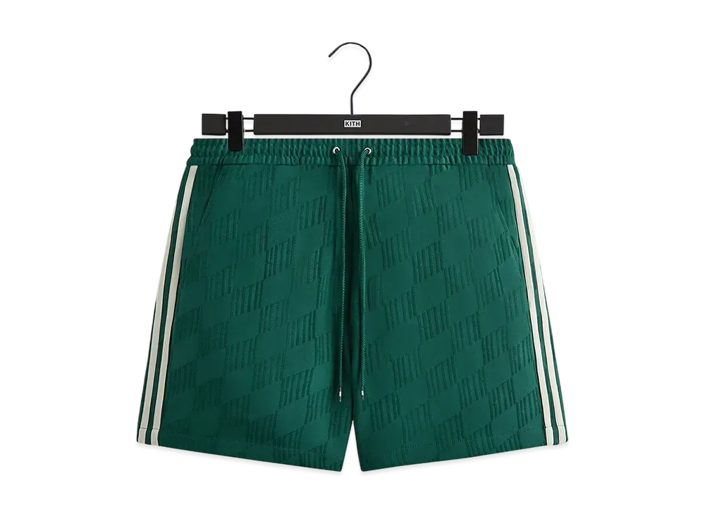 Kith x adidas Football Jacquard Short "Green"