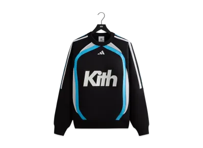 Kith x adidas Football Crewneck "Black"