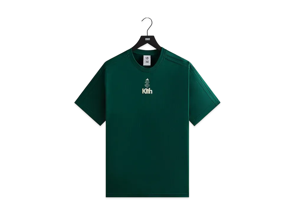 Kith x adidas Football Short Sleeve Tee "Green"