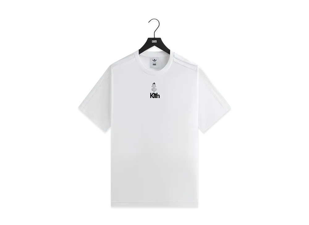 Kith x adidas Football Short Sleeve Tee "White"