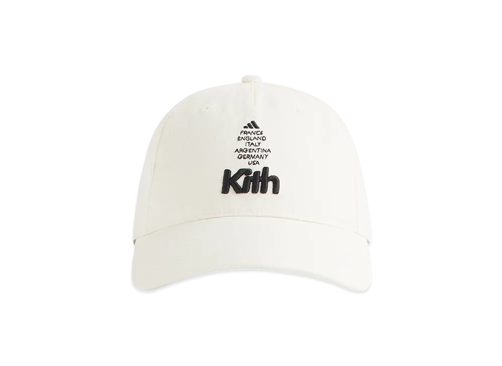 Kith x adidas Football Cap "ChalkWhite"