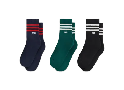 Kith x adidas Football Sock Pack "Blue/Black/Green"