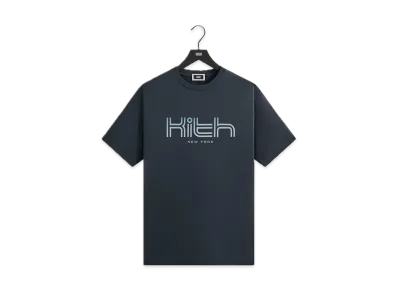 Kith x New York Techno Logo Tee "Trench"