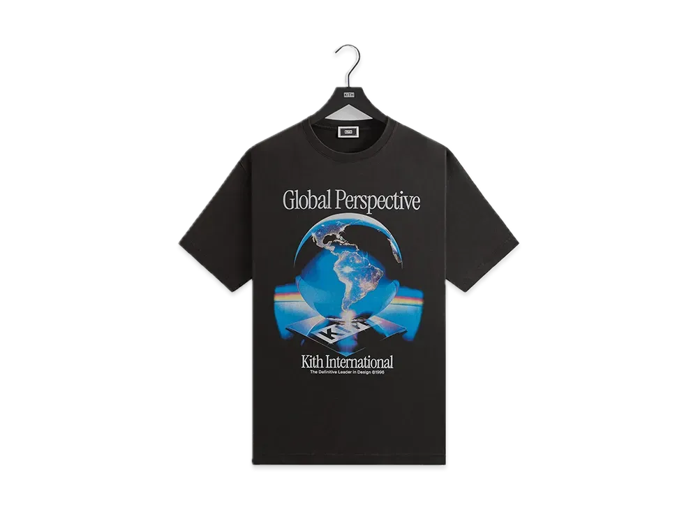 Kith Global Perspective Vintage Tee "Black"