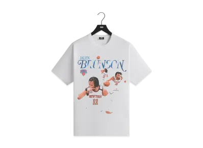 Kith x the New York Knicks Jalen Brunson Legend Vintage Tee "White"