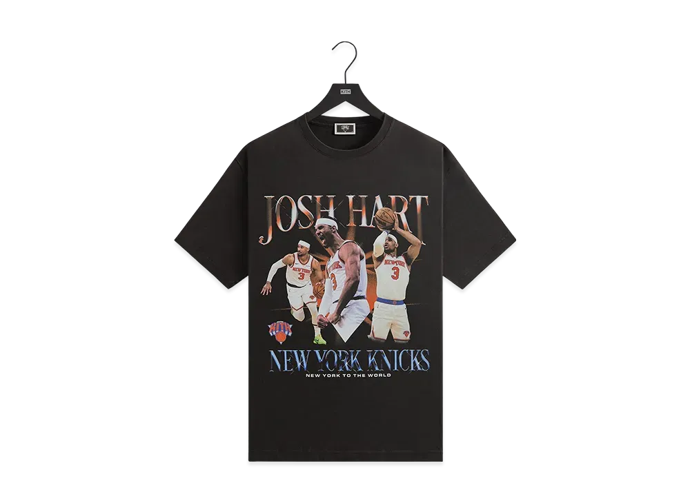 Kith x the New York Knicks Josh Hart Vintage Tee "Black"