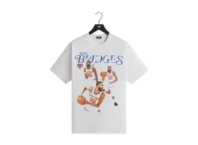 Kith x the New York Knicks Mikal Bridges Legend Vintage Tee "White"