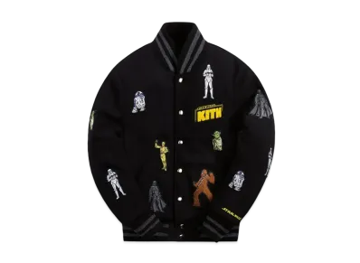 Kith Star Wars Golden Bear Varsity Jacket "Black"