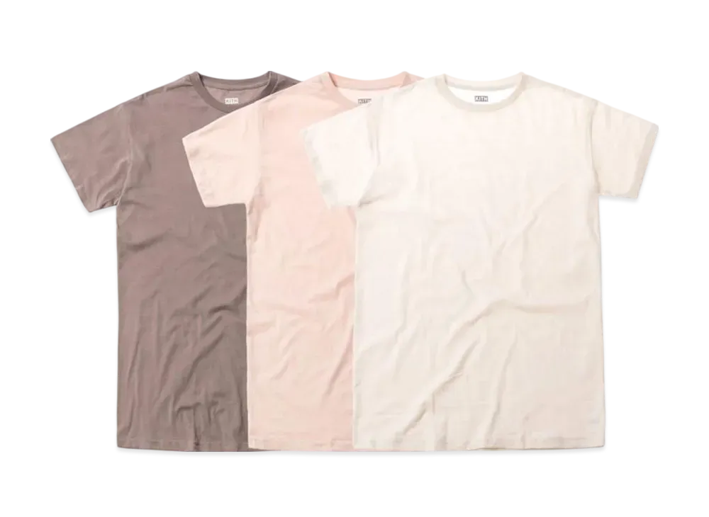 Kith S/S T-Shirt Classics Undershirt 3 Pack "Pink"