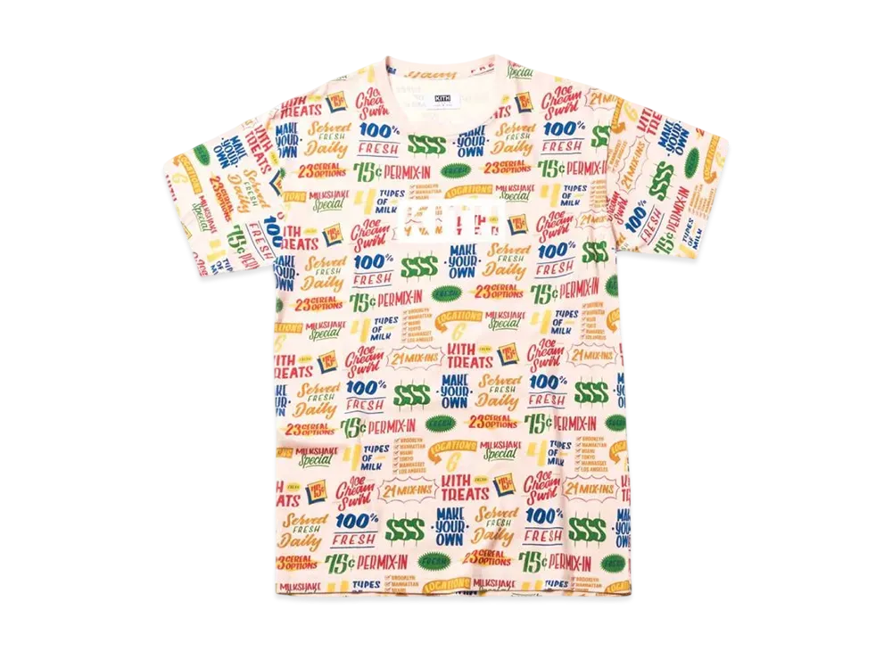 Kith S/S T-Shirt Tarts Circle "Light Pink"