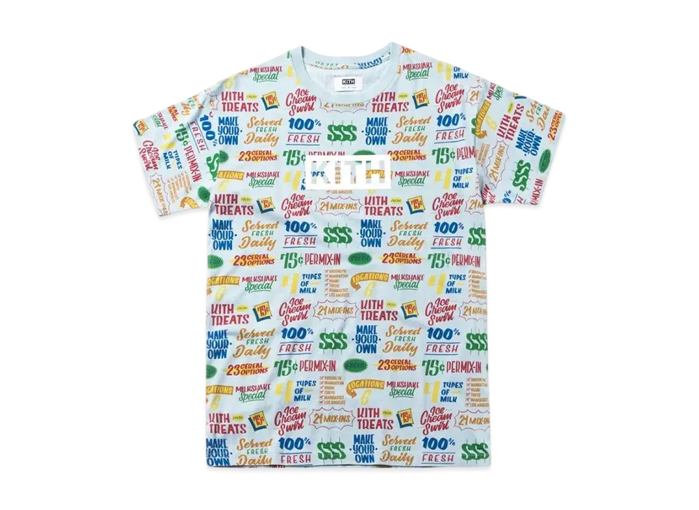 Kith S/S T-Shirt Tarts Circle "Light Blue"