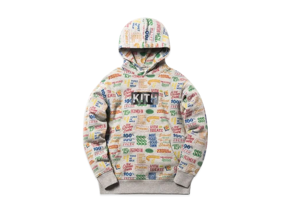 Kith Pullover Hoodie Tarts Circle "Grey"