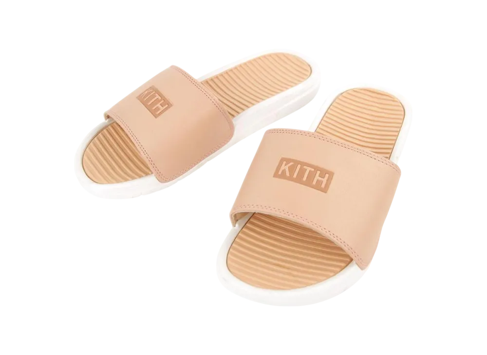 Kith Bleach Slider Flip Flops "Pink"