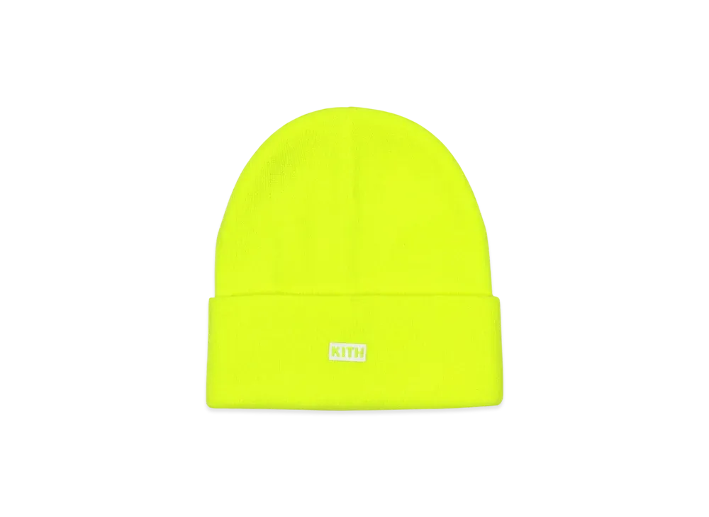 Kith Classic Doc Beanie Knit Cap "Yellow"