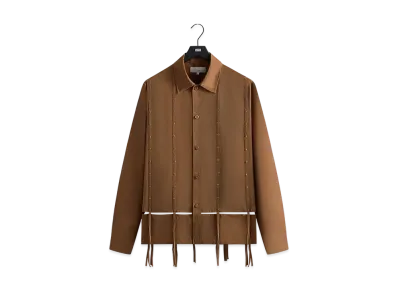 Kith &Kin Ribbon Long Sleeve Boxy Collared Overshirt "Modsy"