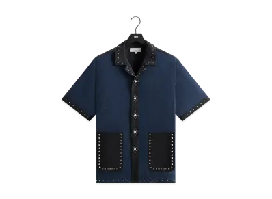 Kith &Kin Sawyer Short Sleeve Camp Collar Shirt "Nocturnal"