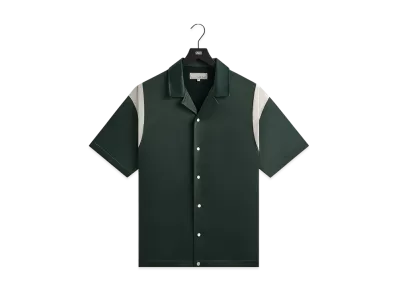 Kith &Kin Washed Satin Landon Souvenir Shirt "Stadium"