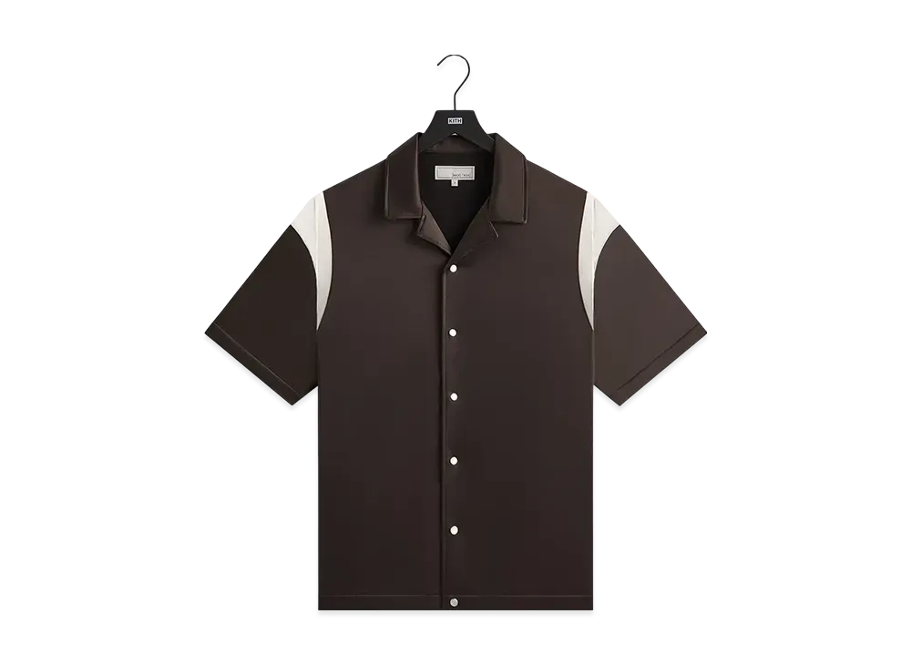 Kith &Kin Washed Satin Landon Souvenir Shirt "Kindling"