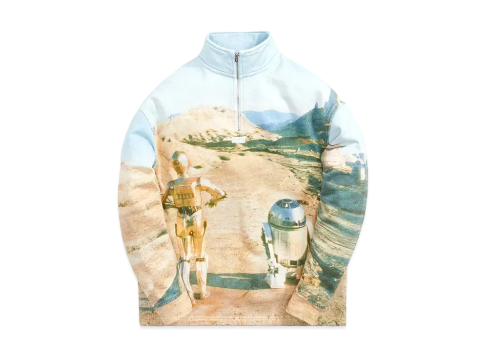 Kith Star Wars Droids Quarter Zip "Hallow"
