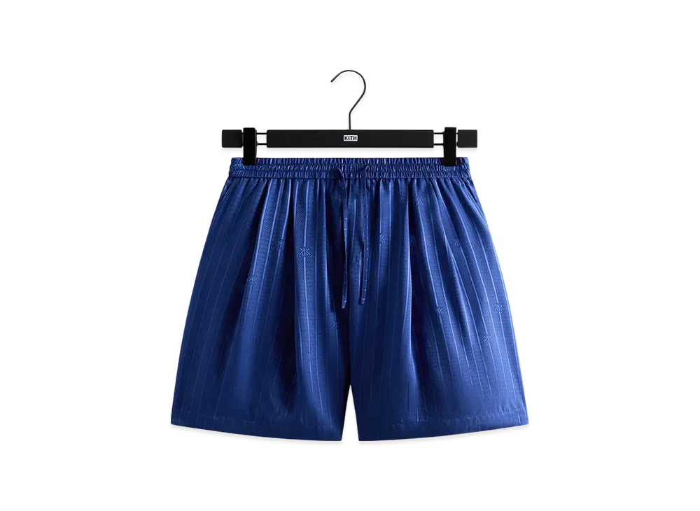 Kith Crest Logo Kylan Pull On Short "Bow"