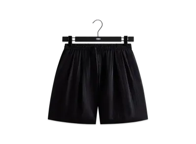 Kith Crest Logo Kylan Pull On Short "Black"