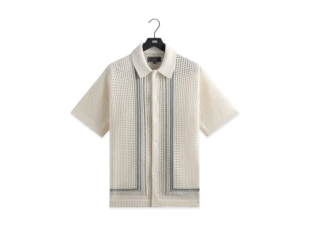 Kith Thompson Crochet Buttondown "Waffle"