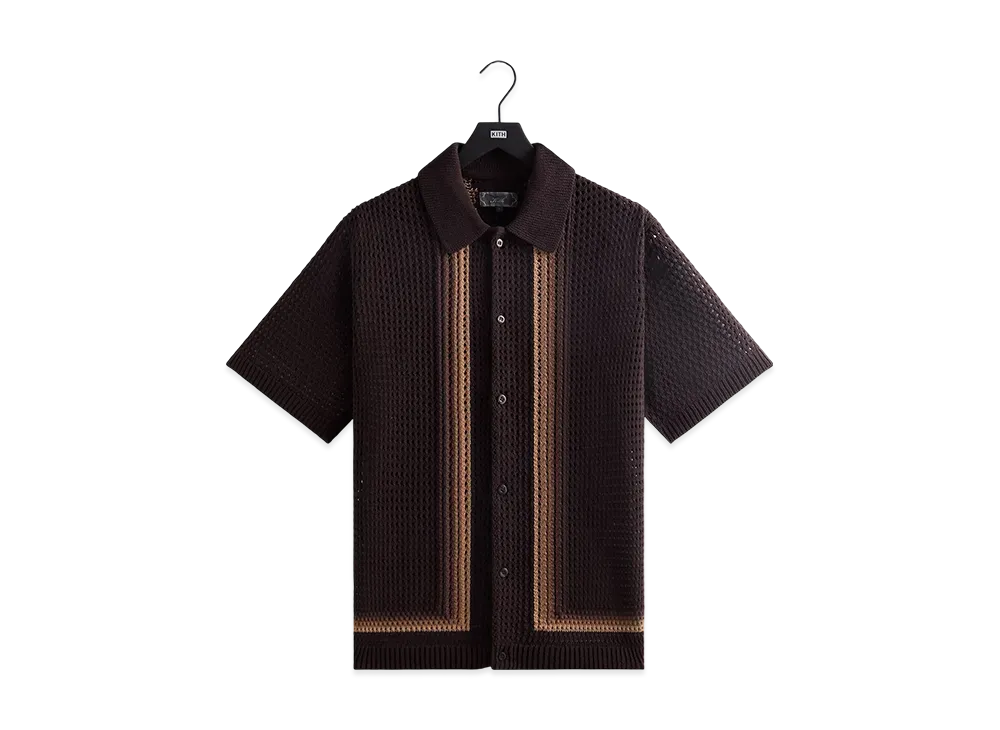 Kith Thompson Crochet Buttondown "Kindling"