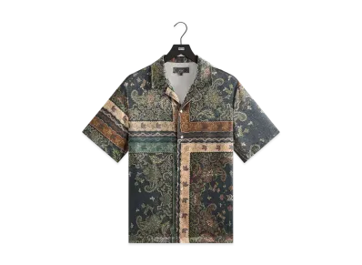 Kith Panelled Bandana Thompson Camp Collar Shirt "Stadium"