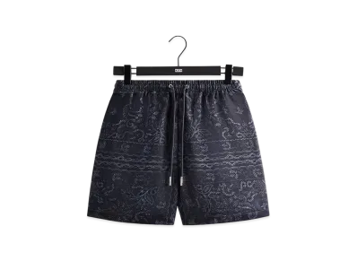 Kith Panelled Bandana Active Short "Black"