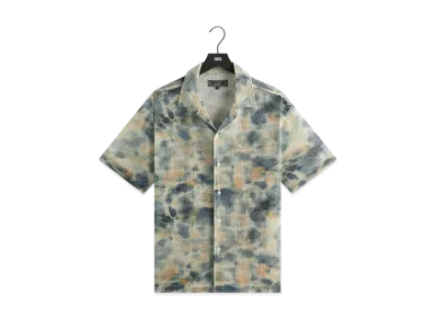 Kith Cotton Mesh Thompson Camp Collar Shirt "Cyanotype"