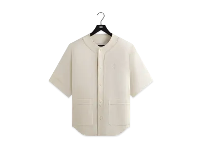 Kith Washed Denim Willis Baseball Shirt "Sandrift"