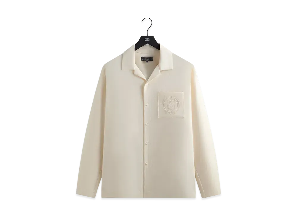 Kith Adonis Camp Collar Shirt "Sandrift"