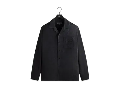Kith Adonis Camp Collar Shirt "Black"