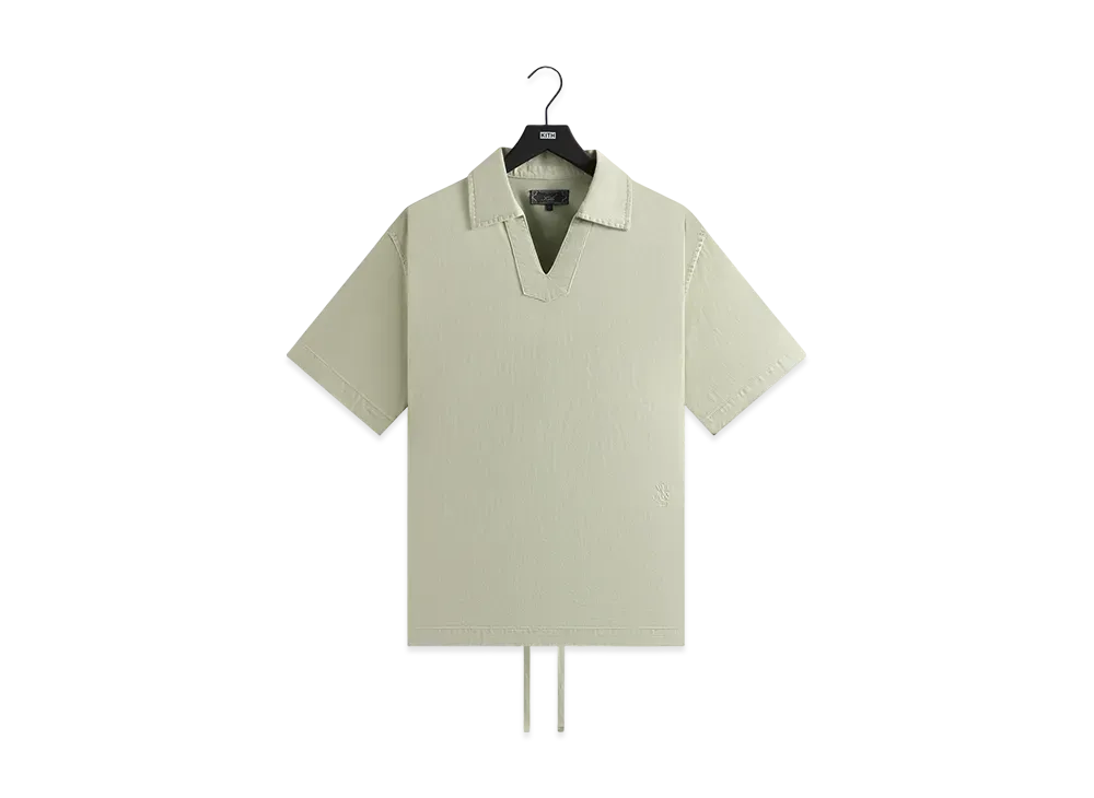 Kith Washed Denim Short Sleeve Glen Pullover "Serendipity"