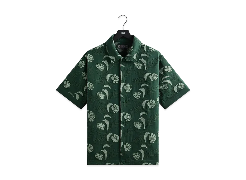 Kith Embroidered Floral Woodpoint Shirt "Vitality"