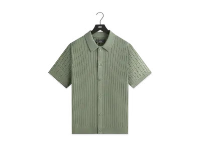 Kith Rhys Knit Stripe Buttondown "Pavilion"