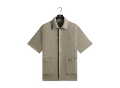 Kith Soft Woven Short Sleeve Boxy Collared Overshirt "Astro"