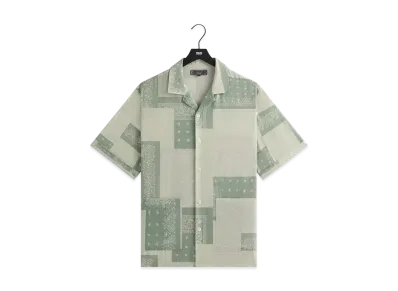 Kith Silk Lyocell Bandana Reade Shirt "Realm"