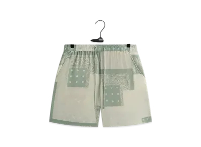 Kith Silk Lyocell Bandana Cedar Short "Realm"