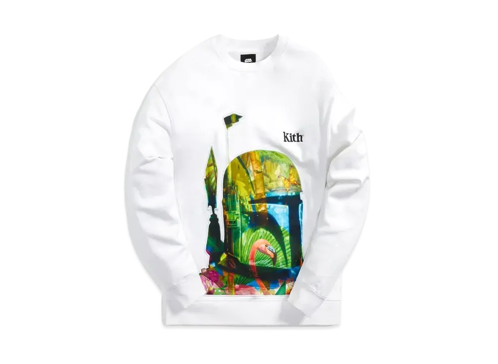 Kith Star Wars Boba Fett Crewneck "White"