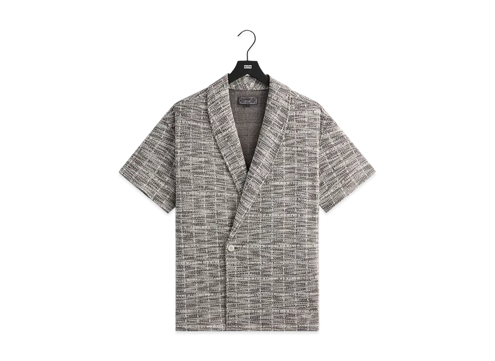 Kith Tweed Short Sleeve Thompson Crossover Shirt "Kindling"