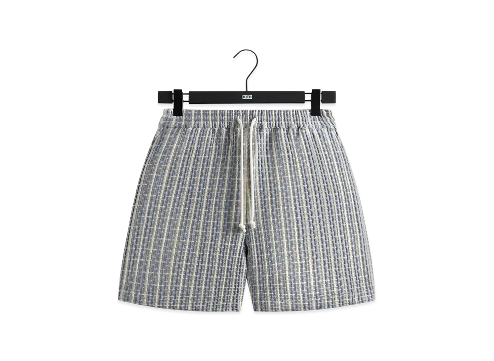 Kith Bubble Check Active Short "Light Indigo"